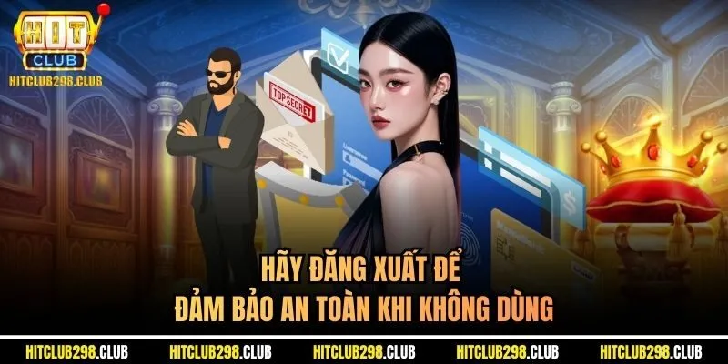 Hãy đăng xuất để đảm bảo an toàn khi không dùng